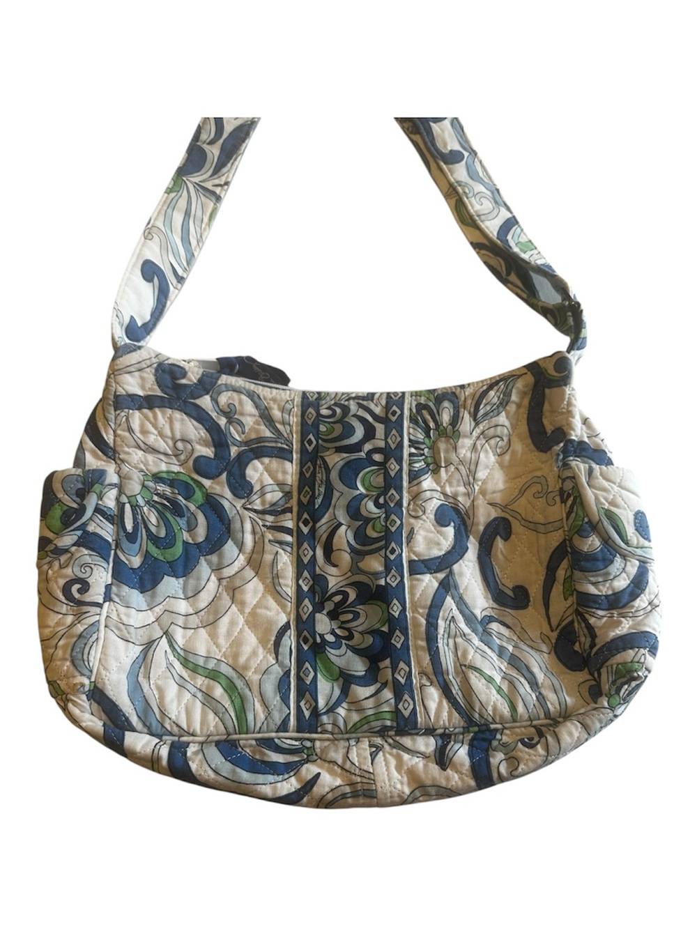 VERA BRADLEY shoulder bag purse blue and white floral
